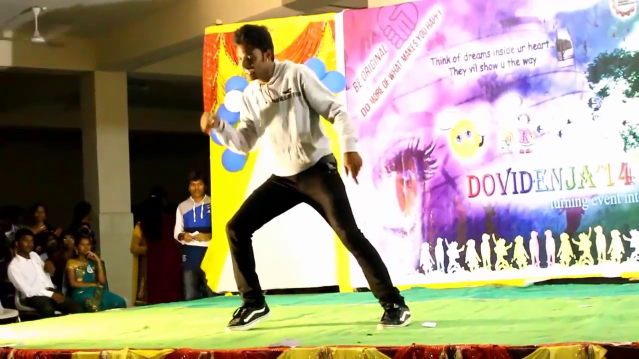 Goutham Dance  RGUKT Basar Civil Farewell 2014  IIIT Basar