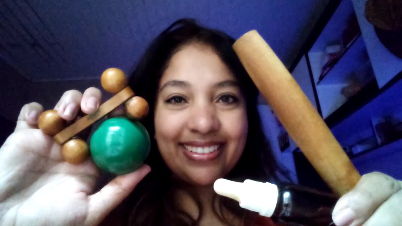 ASMR Massagem nos ombros e nuca na versão rápido (fast and aggressive) mãos, bolinhas, rolo, óleos🍃🌸