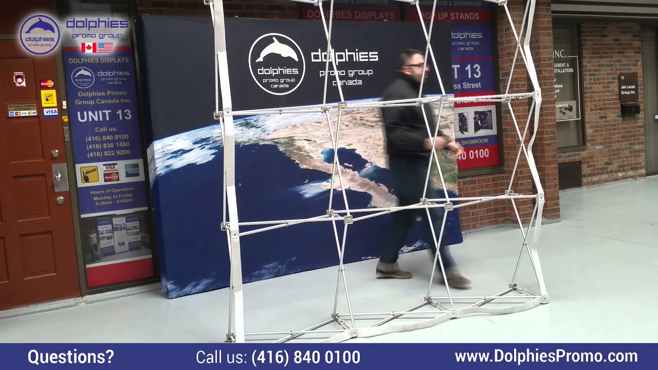 How to Set Up Pop Up Tension Frame