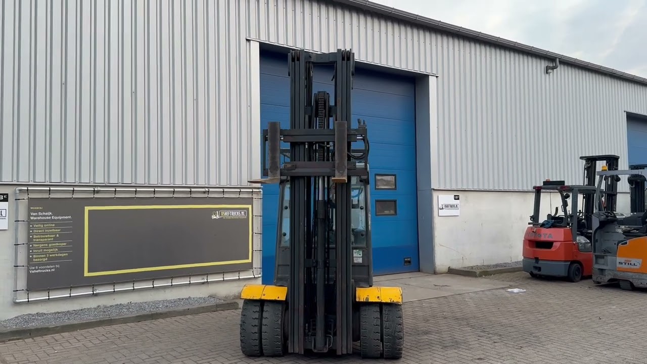 werking VS-22603 Diesel triplex heftruck Jungheinrich 3,5 ton