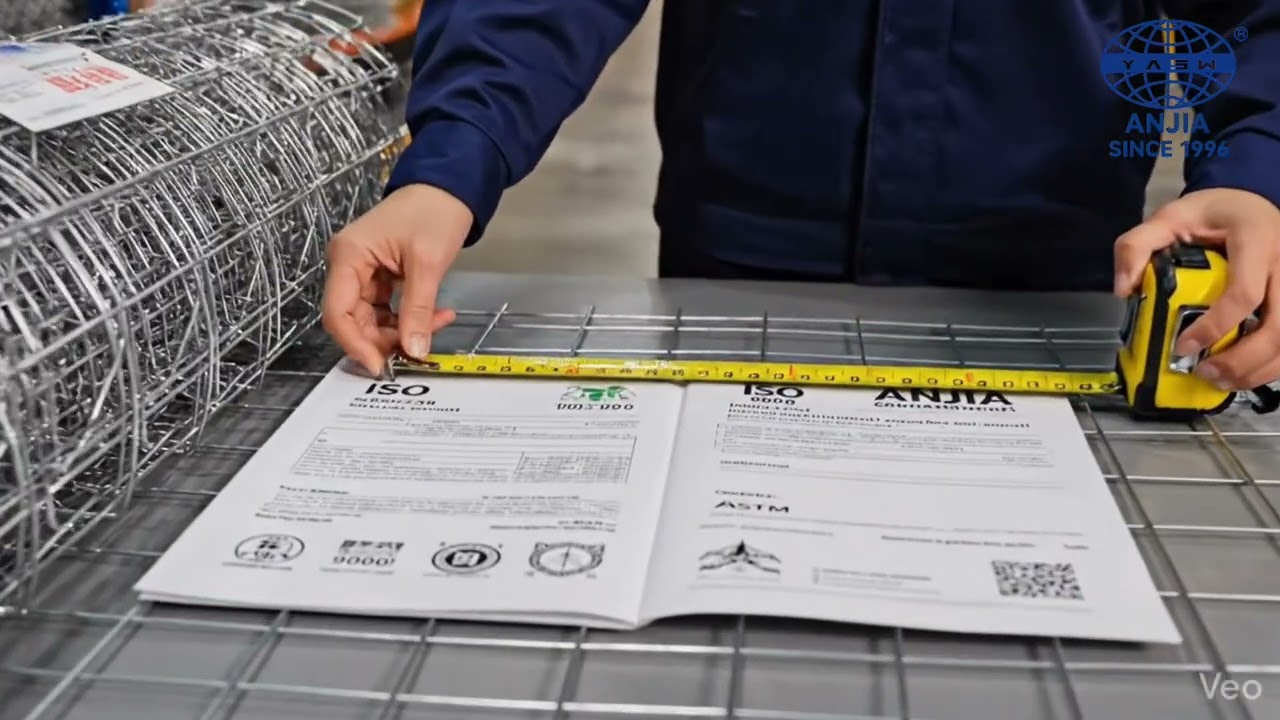 ANJIA WIREMESH - Finished Metal Wire Mesh QC Sampling & Certification