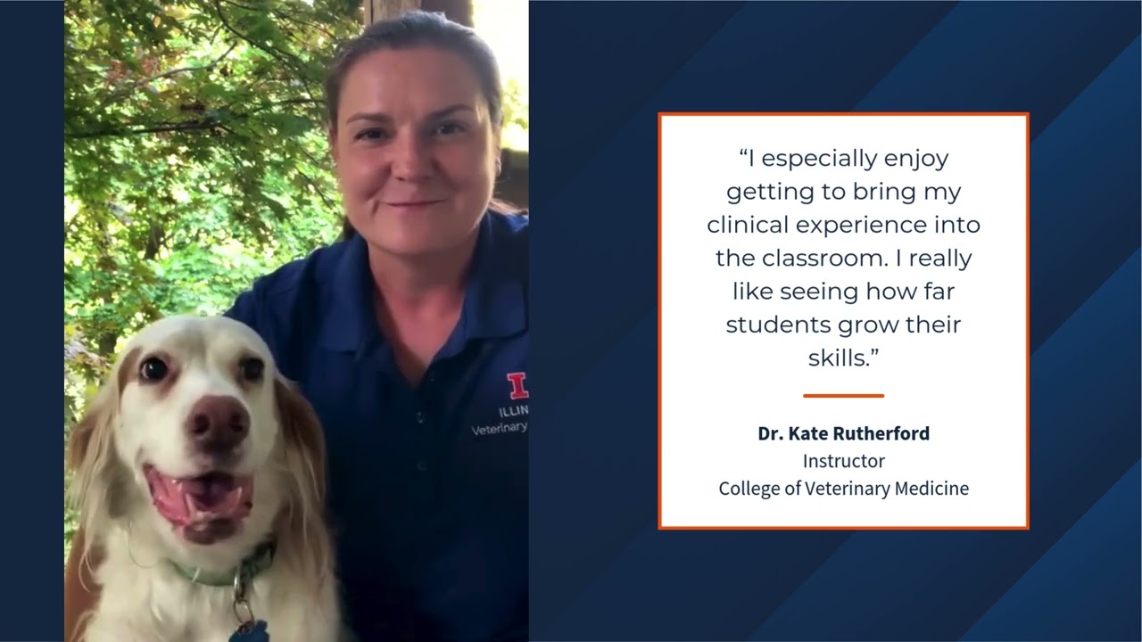 Dr. Rutherford Talks Master of Veterinary Science