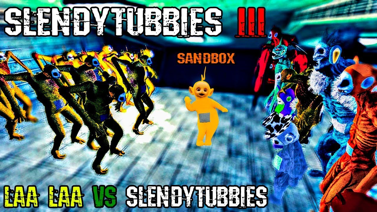 LAA LAA EN ACCIÓN | Civil War | Slendytubbies 3 | SANDBOX