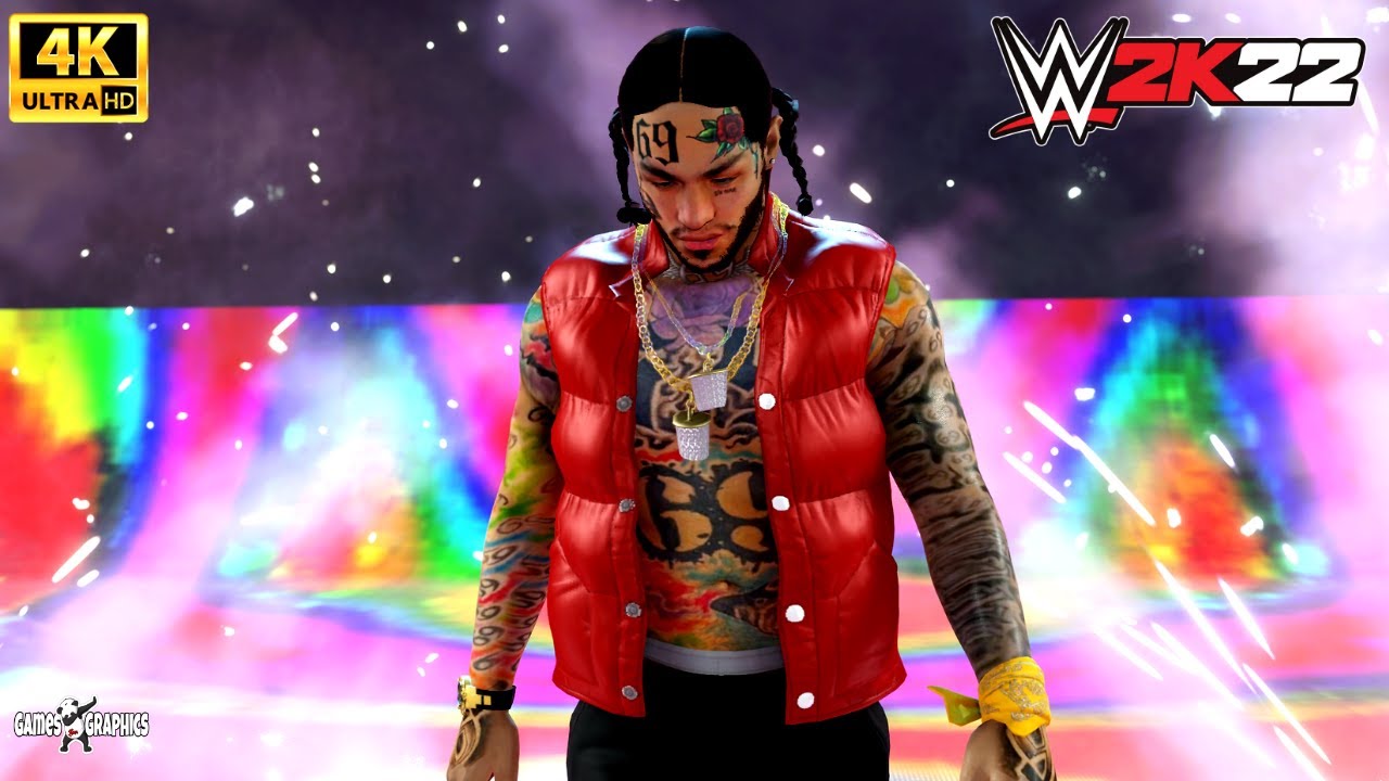 6ix9ine Entrance (WWE 2K22 MODS) 4K