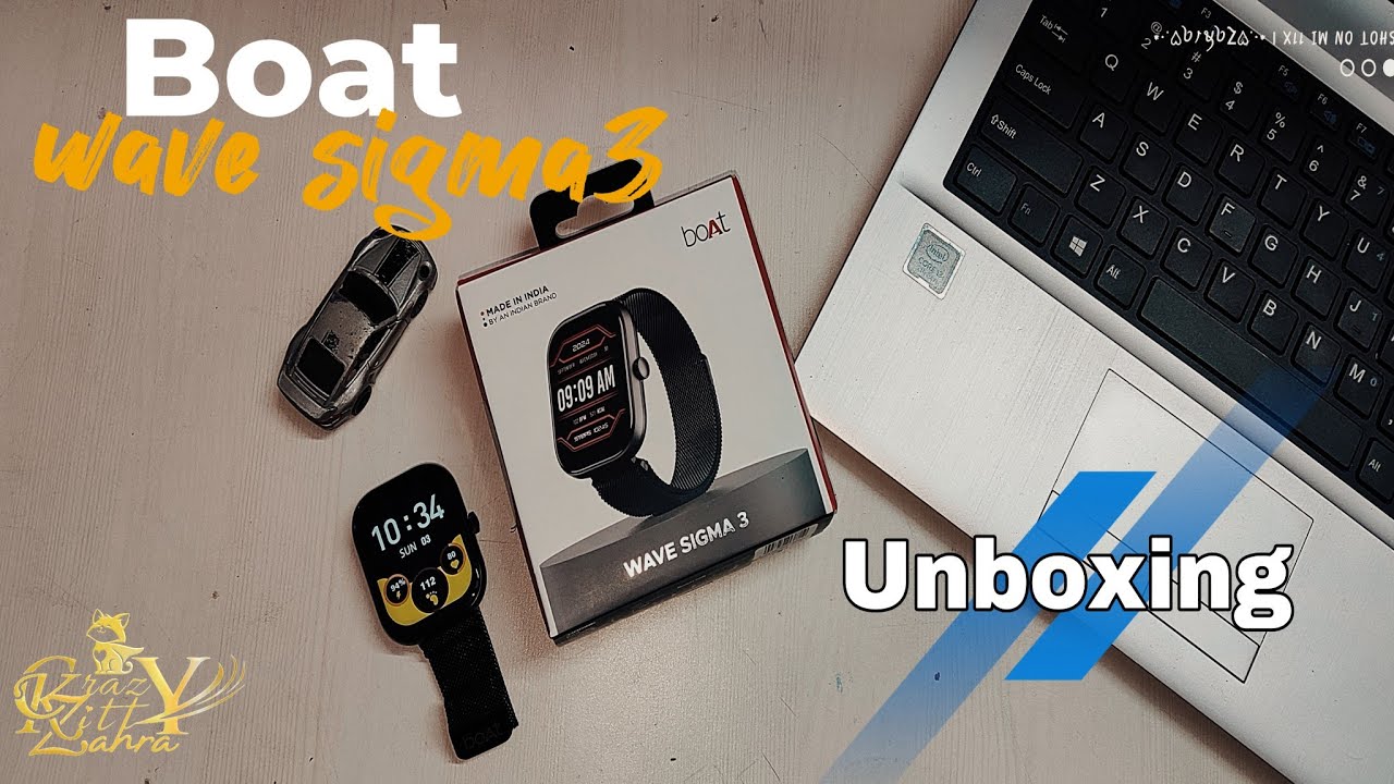 Unboxing Boat wave sigma 3 smartwatch| review