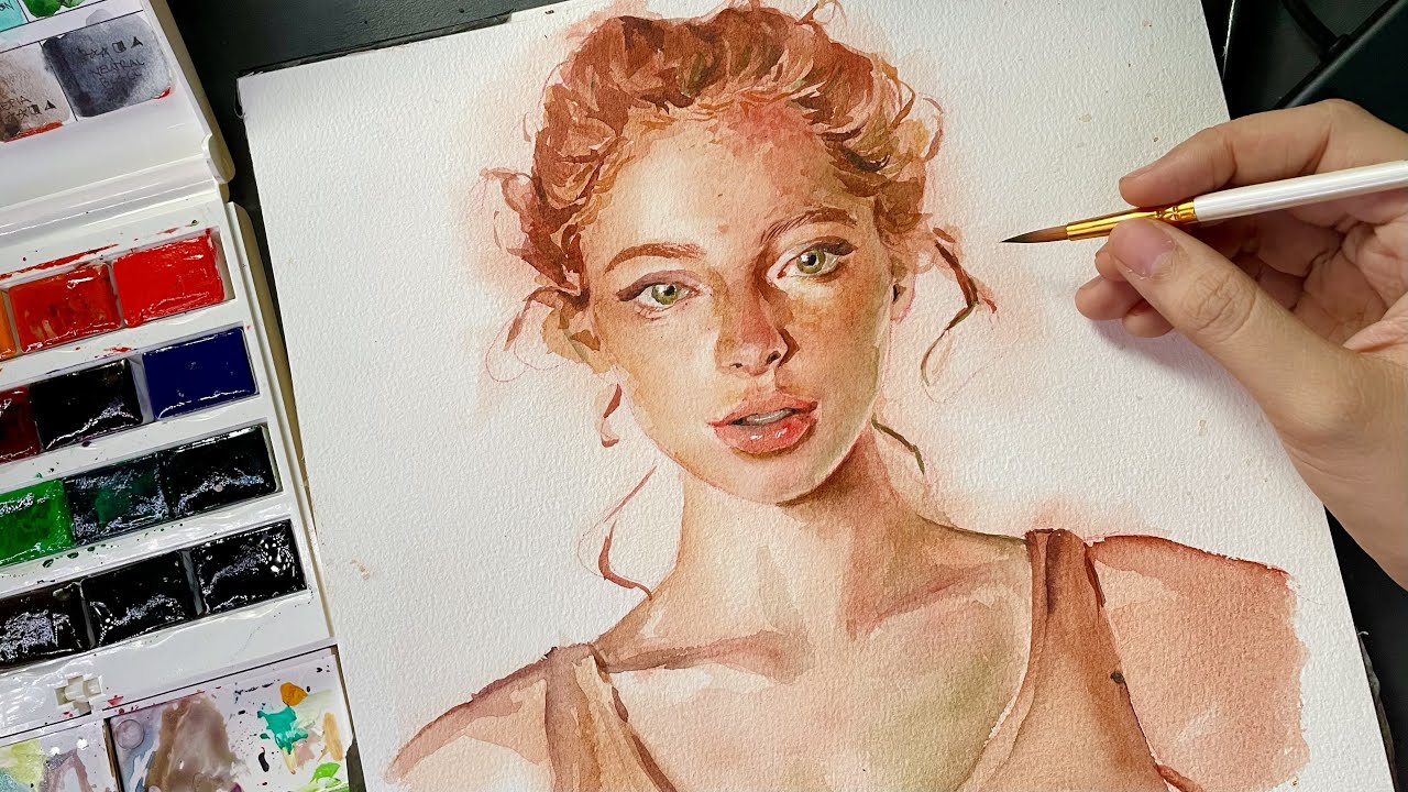 One photo, Four mediums #1 : Watercolor