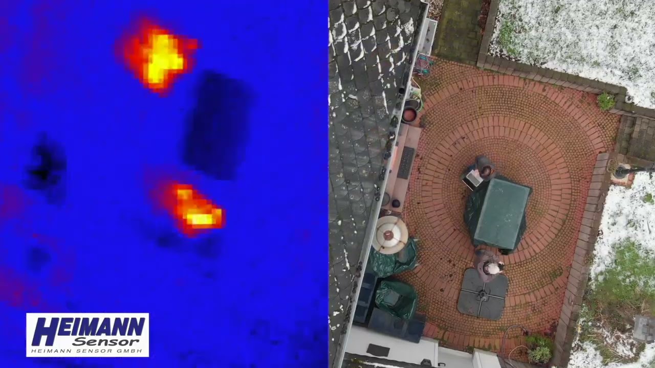 Use of Drones with Heimann Sensor HTPA120x84d