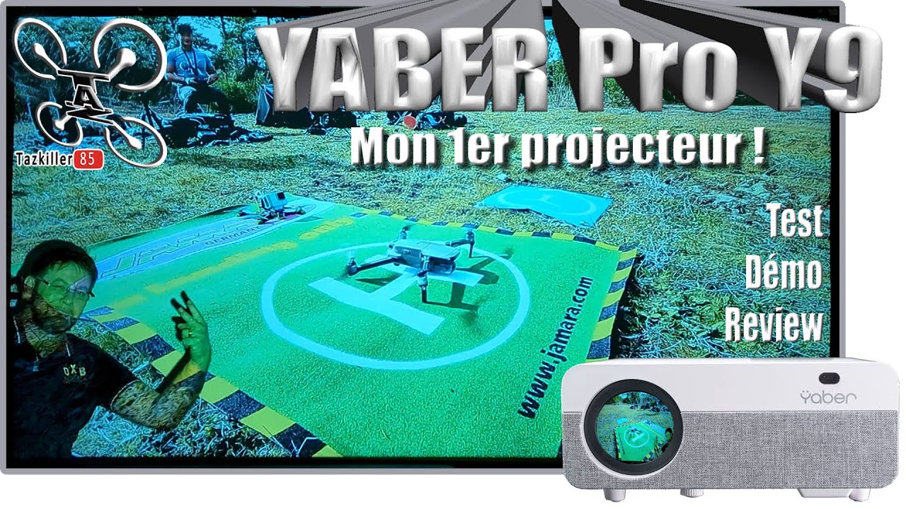 YABER Pro Y9 Projecteur vidéo bas prix - Review Test Démo - Le cinéma à la maison !