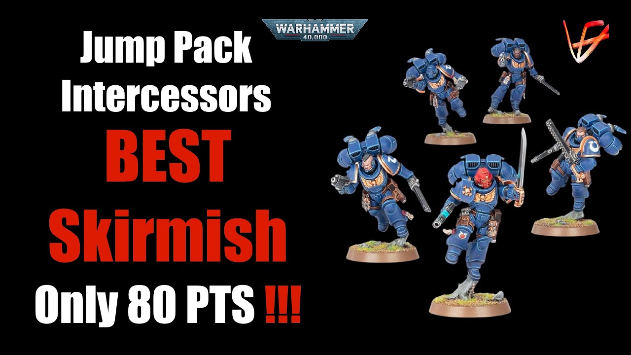 Jump Pack Assault Intercessors - BEST SKIRMISH unit for Space Marines in 10th Edition