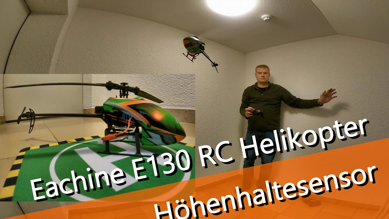 cooler Eachine E130 RC Helikopter mit Höhenhaltesenor - leichter Umstieg auf  RC Heli? by Banggood