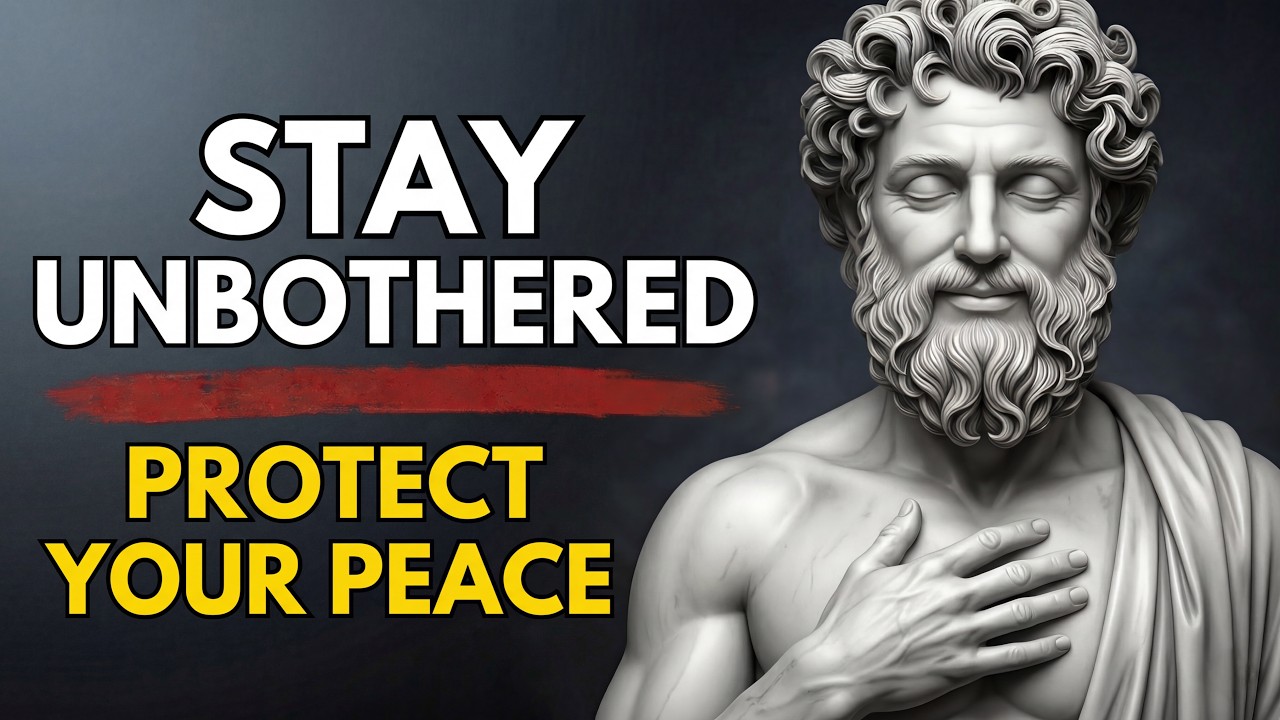 Why Staying Unbothered Is the BEST Thing You Can Do | Stoicism