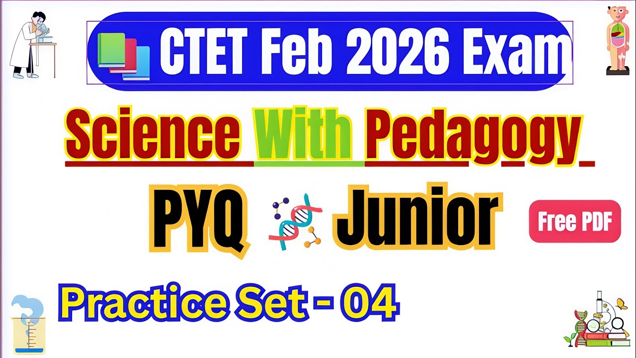 Science Practice Set–04 | EVS & Science MCQ | CDP Pedagogy | CTET Feb 2026 #exampreparation #science