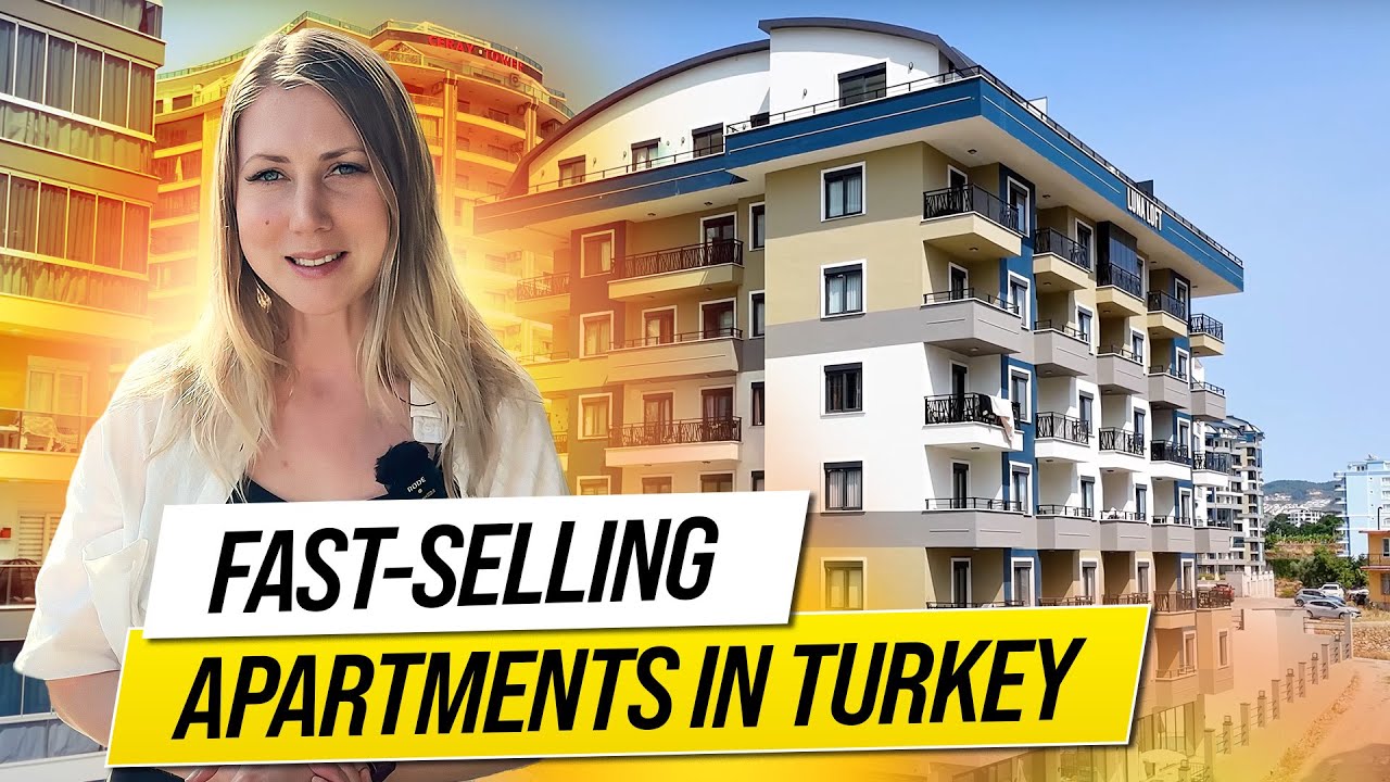 Affordable apartments in Mahmutlar, Alanya in a newly completed building.