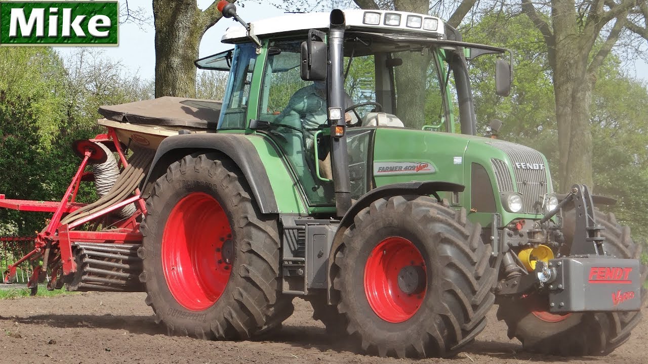 Grass seeding 2018 | Fendt Farmer 409 | Vicon | Gras zaaien | Lieren | NL.