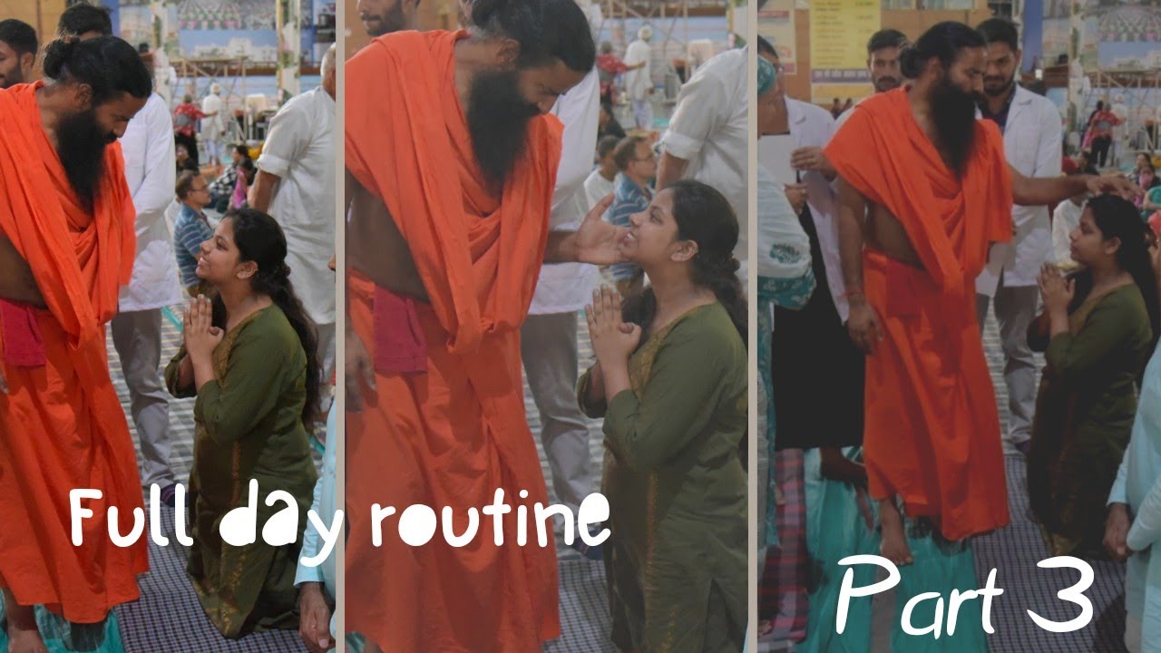 Bui k sath Patanjali wellness center me 3 din |full day routine |treatment centre|ramdev baba| part3
