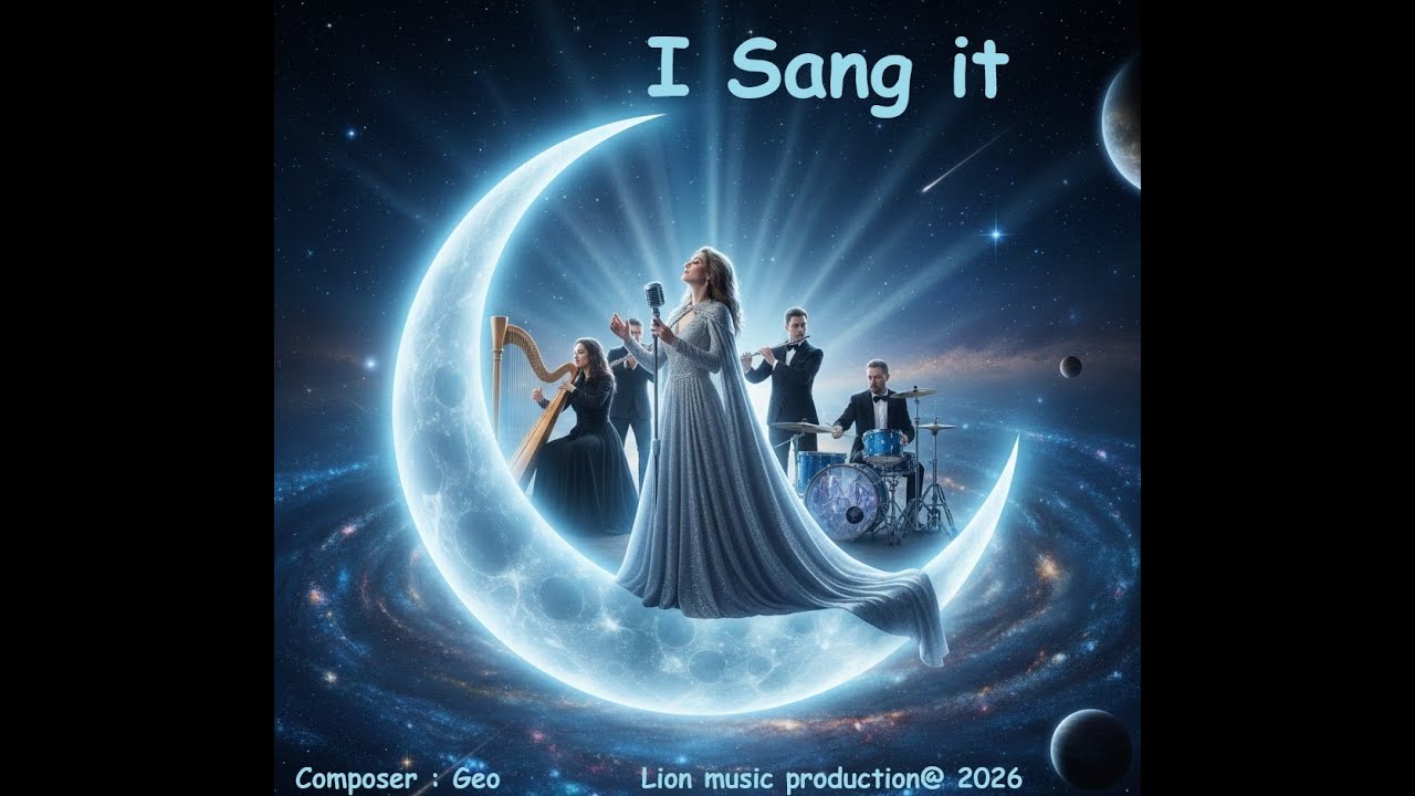 I sang it