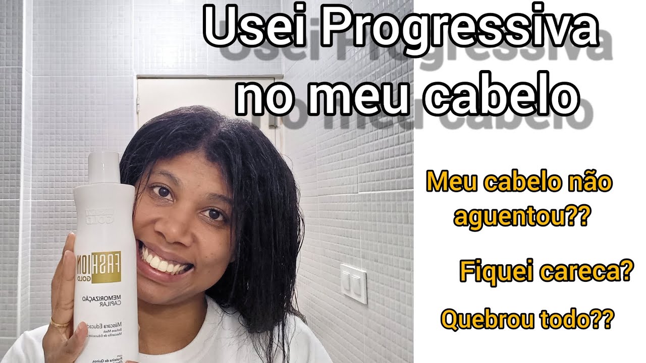 PROGRESSIVA FASHION GOLD É BOA?? PASSO A PASSO em CABELO CRESPO