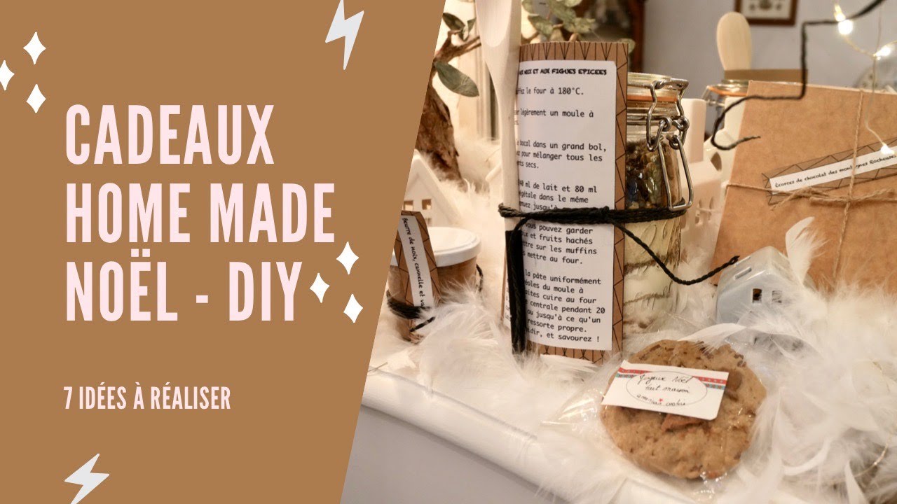Cadeaux de No&euml;l faits maison - 7 DIY