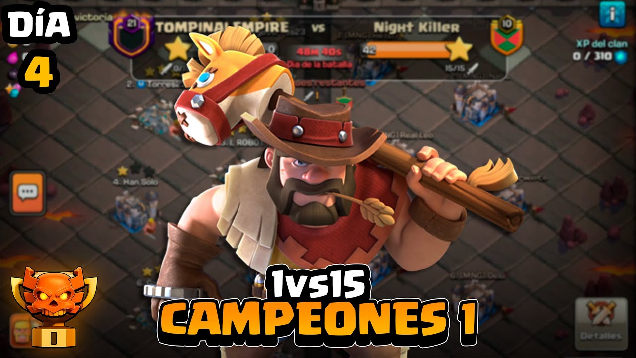 MI MEJOR VERSIÓN PARA REMONTAR LIGA DE CLANES 1vs15⚔️
