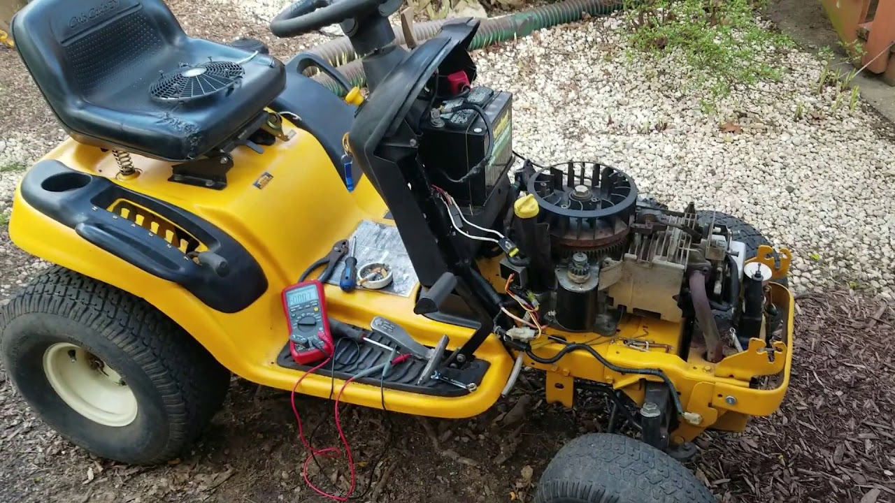 Mower Solenoid won't send 12 volts to starter