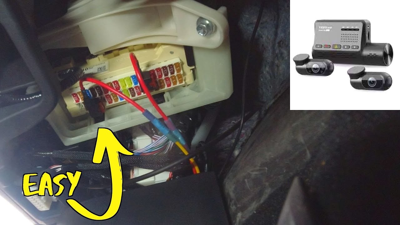 Как подключить 3-канальную камеру видеорегистратора (Viofo A139) к Toyota Highlander 2021 года