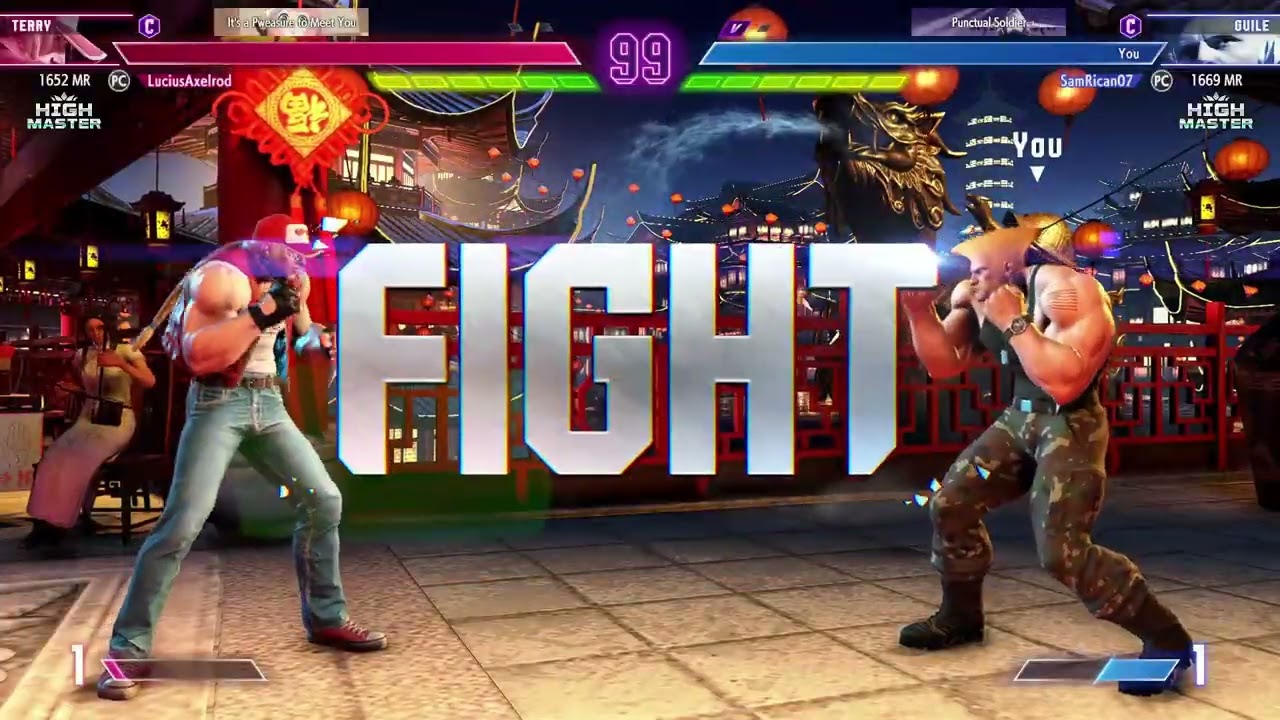 Me (Guile) vs LuciusAxelrod (Terry) 