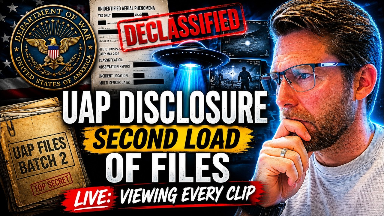 THE SECOND UAP FILE DROP IS HERE&hellip; LIVE REACTION
