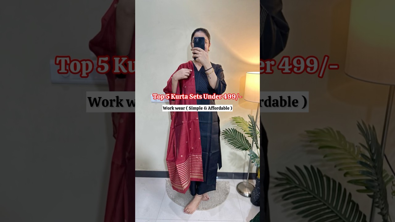 Work Wear Kurta Sets #shorts #ytshorts #kurtaset
