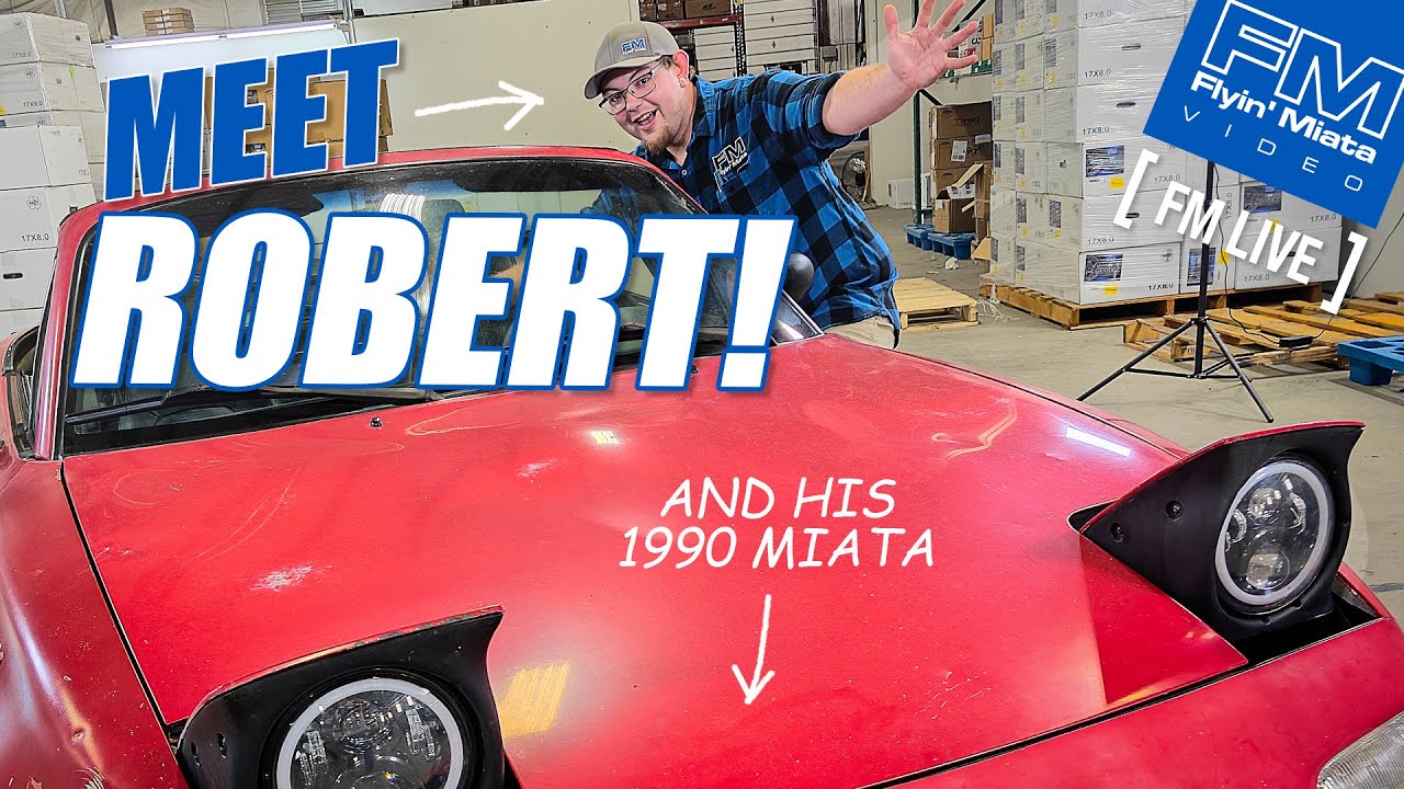 Meet Robert & his 1990 Miata! - 4K - FM Live 5-2-24