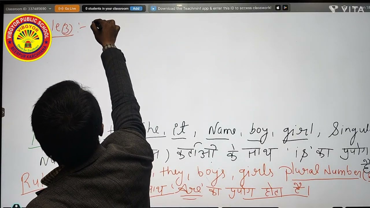 What is Present tense in hindi to english 