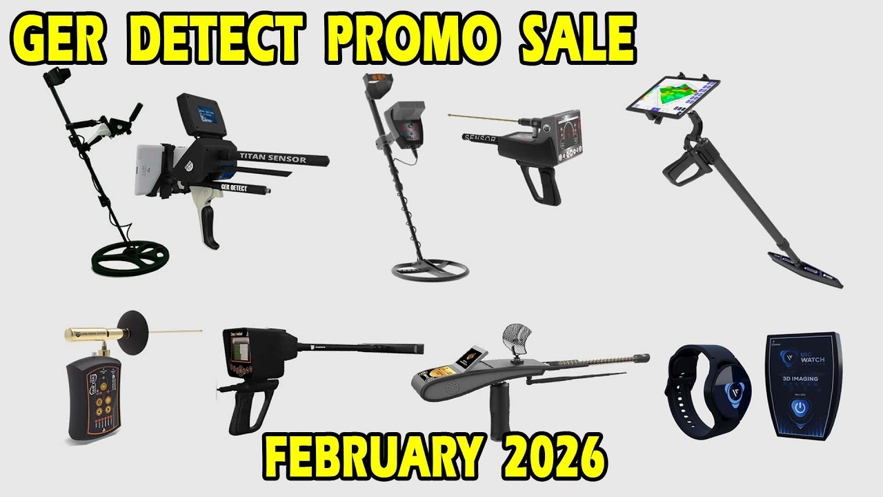 GER DETECT SALE PROMO FEBRUARY 2026 | TREASURE HUTING EQUIPMENT | VOURVON ELECTRONICA