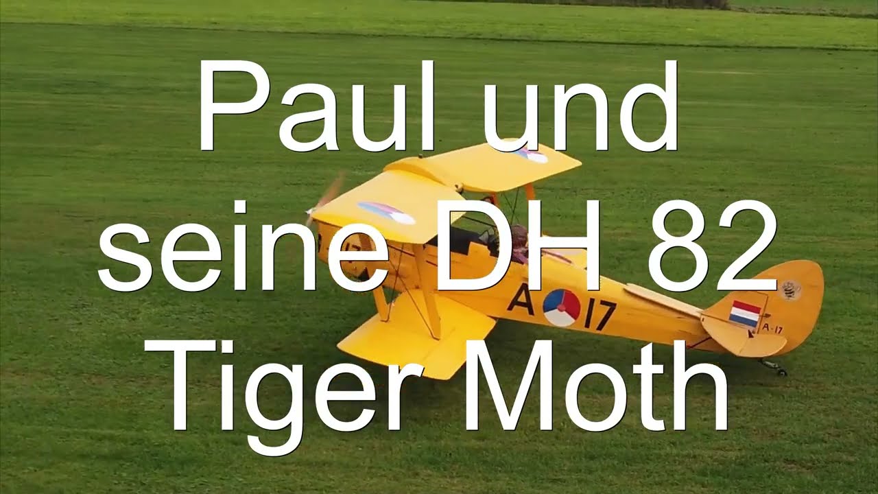 Paul und seine DH 82a Tiger Moth