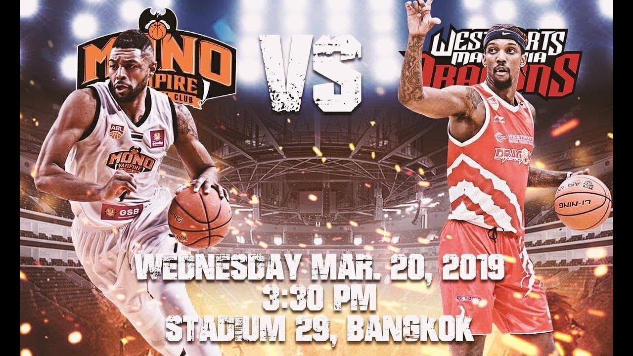 Mono Vampire v Westports Malaysia Dragons | FULL GAME | 2018-2019 ASEAN Basketball League