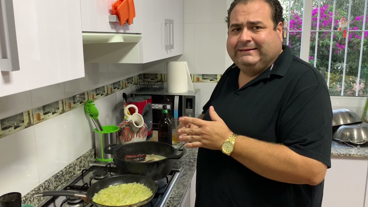 Mis callos con morro pata y hierbabuena