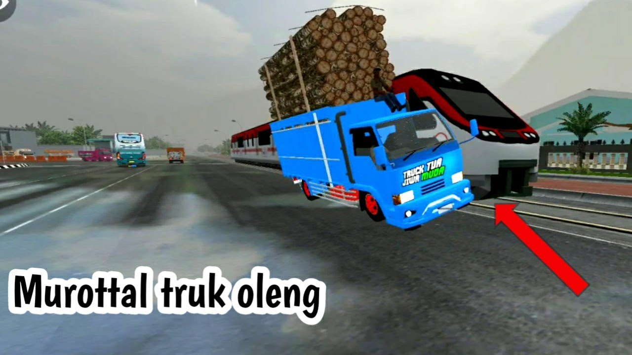 Murottal truk center oleng balapan kereta api Surat Al fatiha 4 x dan Surat Annaba