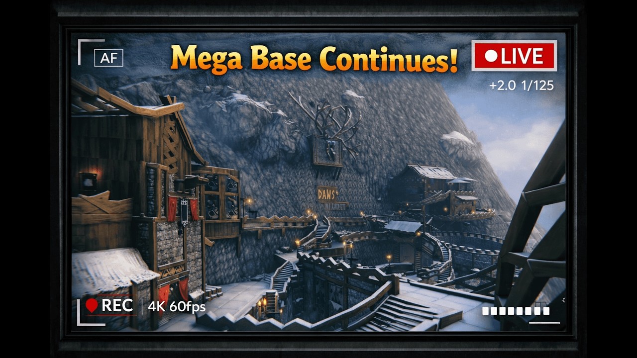 Mega Base Tuesday - LIVE Day 110+ Valheim Builder Mode