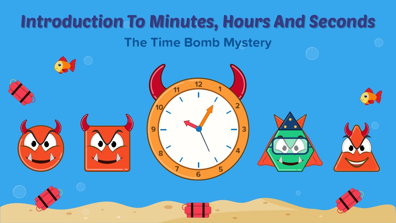 Math Story : Introduction To Hours, Minutes And Seconds | The Time Bomb Mystery | Bed Time Story