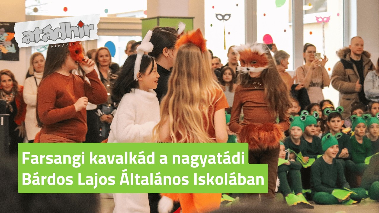 A nagyatádi Bárdos Lajos Általános Iskola alsós farsangja
