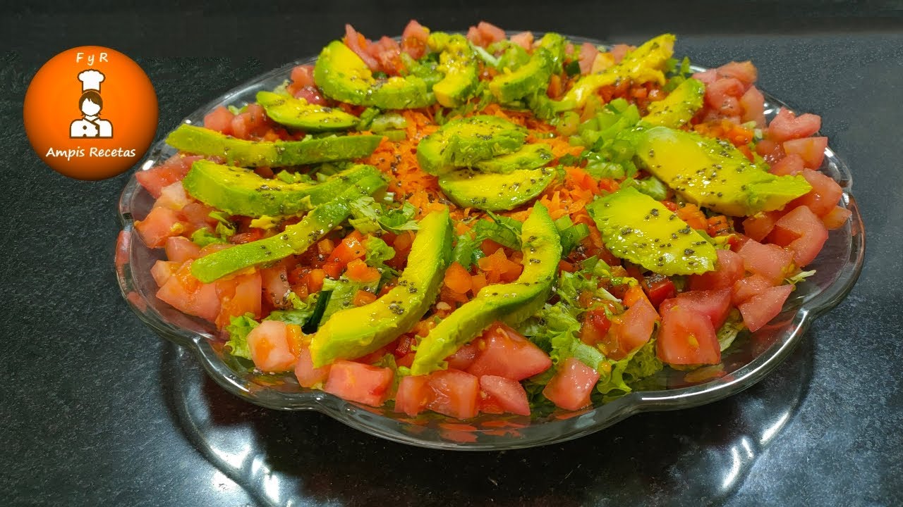 Ensalada de Zanahoria con Aguacate y Aderezo/Vinagreta Agridulce - Receta Fácil/ @ampisrecetas