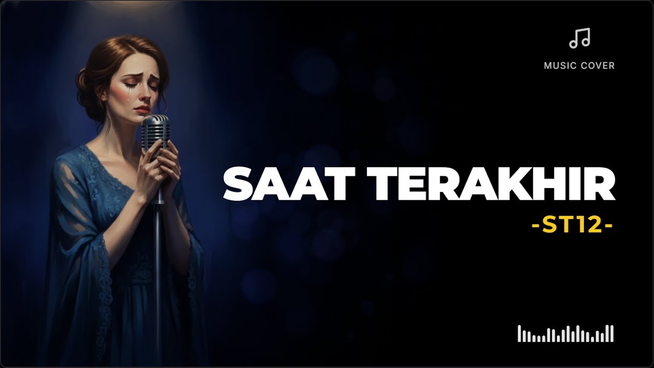 SAAT TERAKHIR – ST12 | FEMALE VESION VIDEO LYRIC BY POPLENS