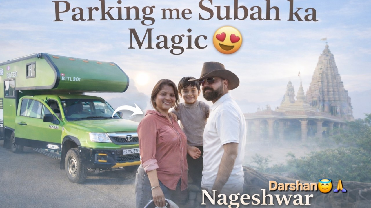 Vanlife Morning at Bet Dwarka 🚐 | Naye Logon ki Kahani | Nashta | Nageshwar Jyotirlinga Darshan
