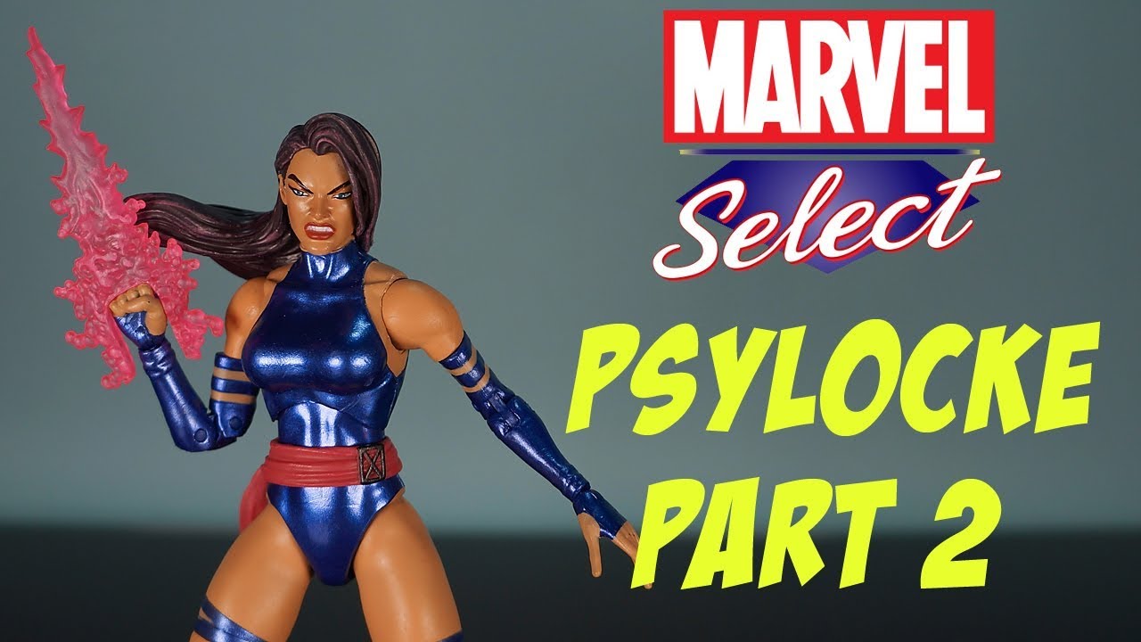 Psylocke Marvel Select Action Figure Review UPDATE Part 2 Diamond X-Men 7