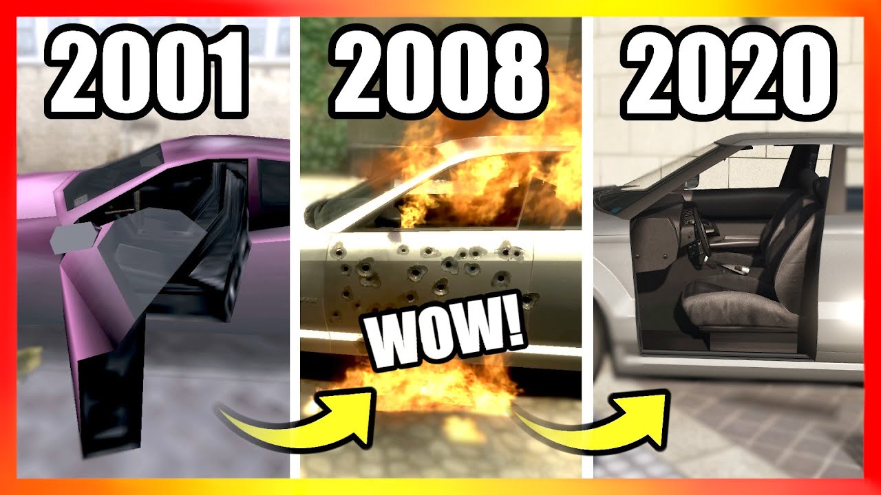Evolution of CAR DOORS LOGIC in GTA Games (2001-2020)