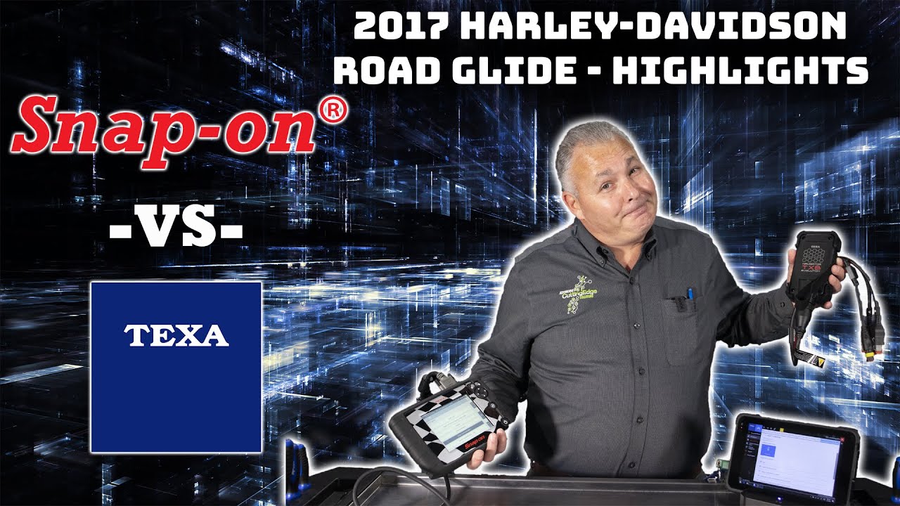 TEXA IDC5 Software -VS- Snap-On P1000 Bike Diagnostics - Harley Davidson |HIGHLIGHTS|