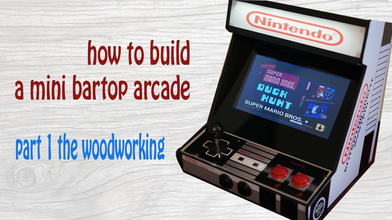 How to build a mini bartop arcade part 1: woodworking