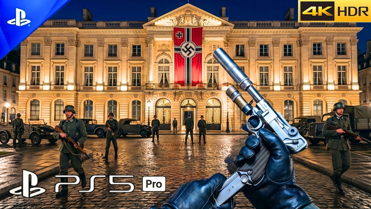 Invading France | Liberating Paris from Germans Army | Realistic Gameplay [4K60FPS Call Of Duty