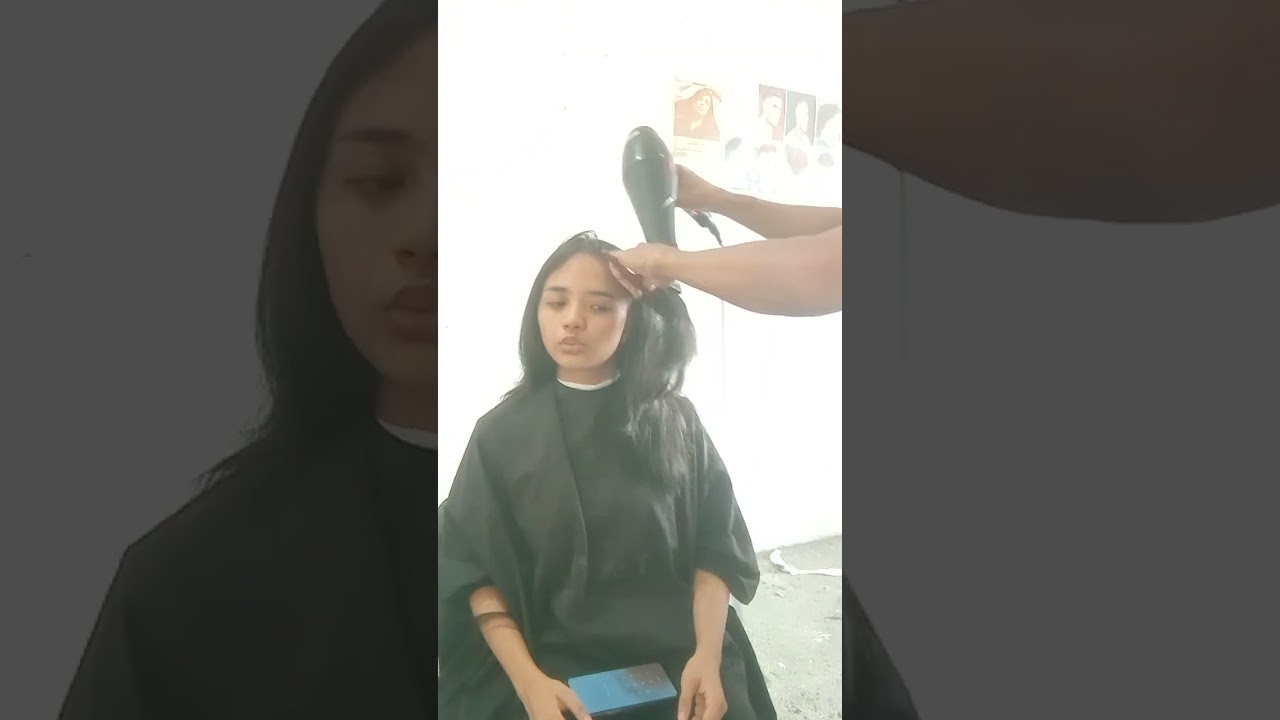Shaggy layered hair transformation