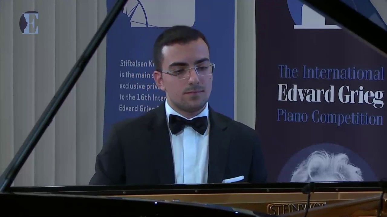 ALBERTO FERRO: Grieg, Improvisations on Two Norwegian Folk Songs, Op. 29 in Grieg Competition 2018