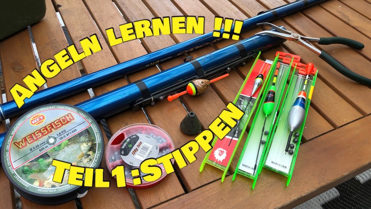 Angeln für Anfänger. Teil 1 : Stippen , von der Spitze bis Haken . So baust du deine Montage