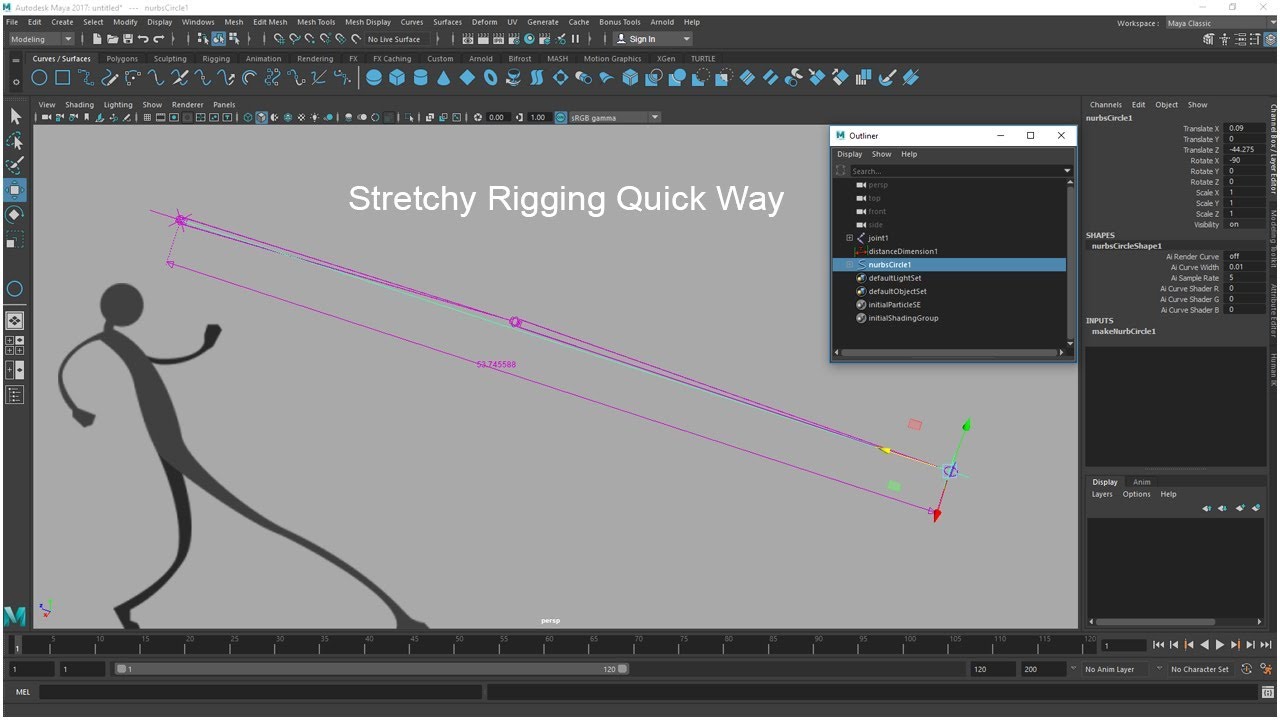 Stretchy Rigging in Maya